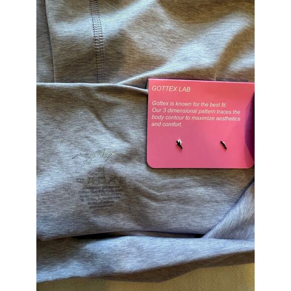 NWT X By Gottex Slimming Contour Leggings Purple Lilac Sz. Med - Picture 3 of 6